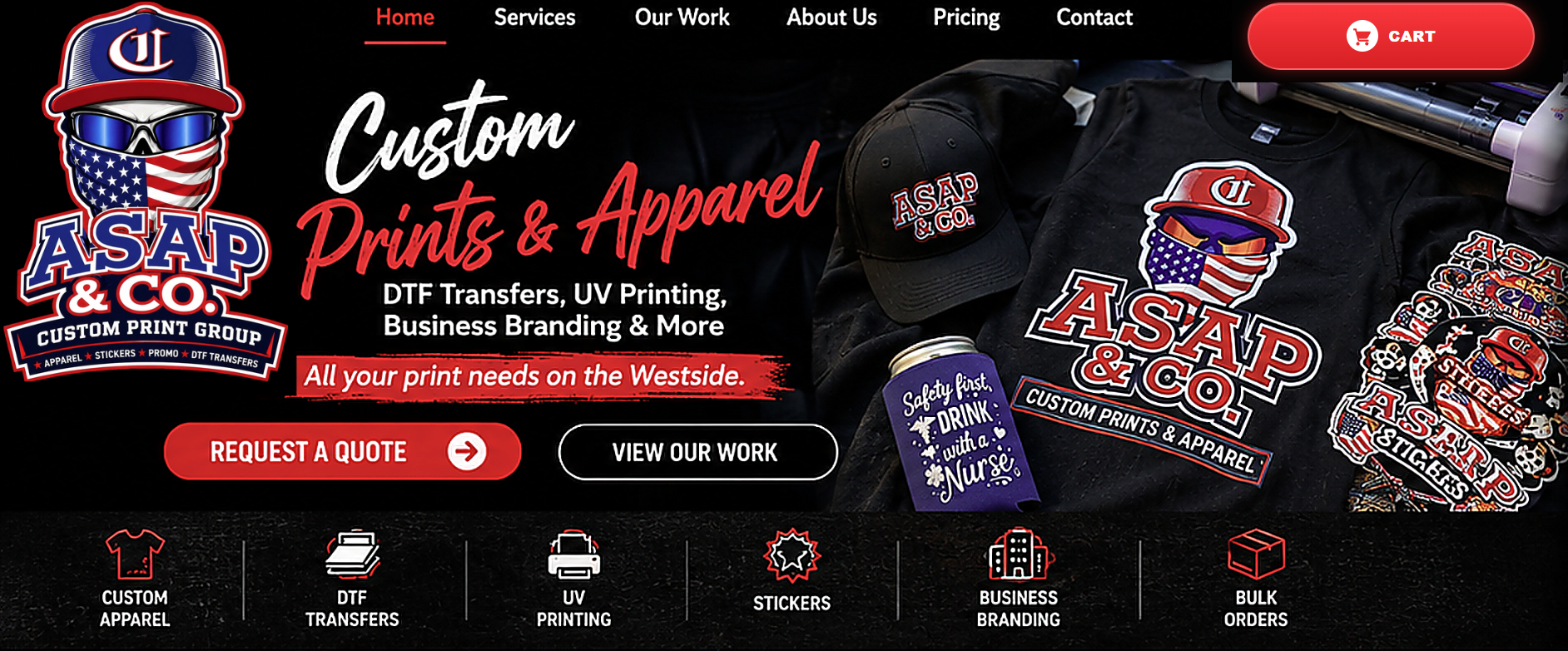 Newest website creation screenshot